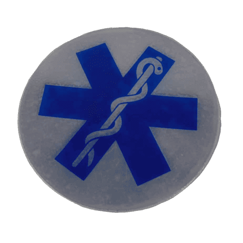 Reflective Staff Of Life Badge