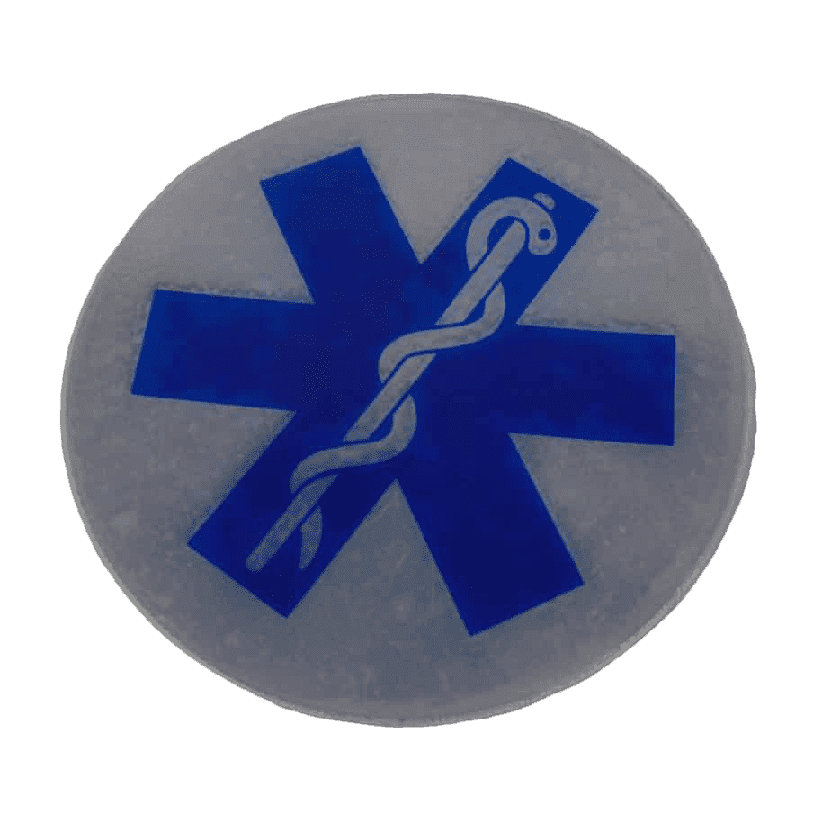 Reflective Staff Of Life Badge