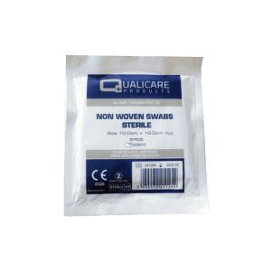 Wound Swabs - pack of 5 (Various sizes; 5cm x 5cm, 10cm x 10cm)