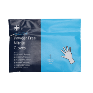 Black and Blue Nitrile Gloves Large - Pair